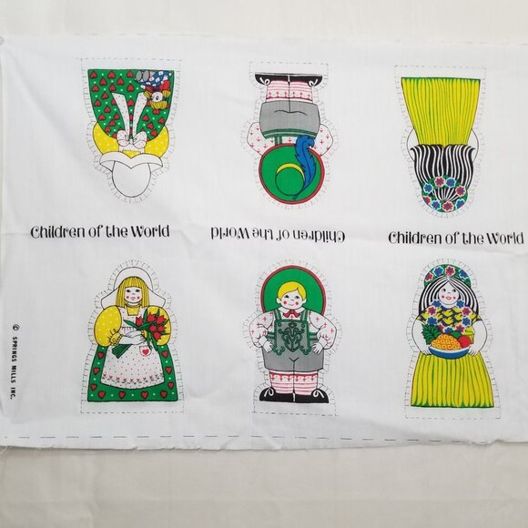 Springs Mills Cut n Sew Children of the World - Picture 2 of 4